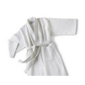 Kimono Collar Cotton Waffle Bathrobe